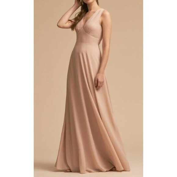 Anthropologie BHLDN Capulet Dress Peach Size Large - Picture 1 of 9